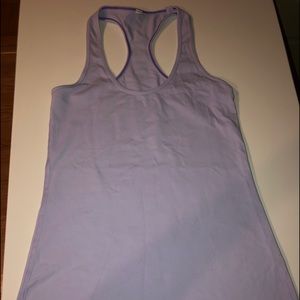 Lululemon purple/lavender cotton tank size 4